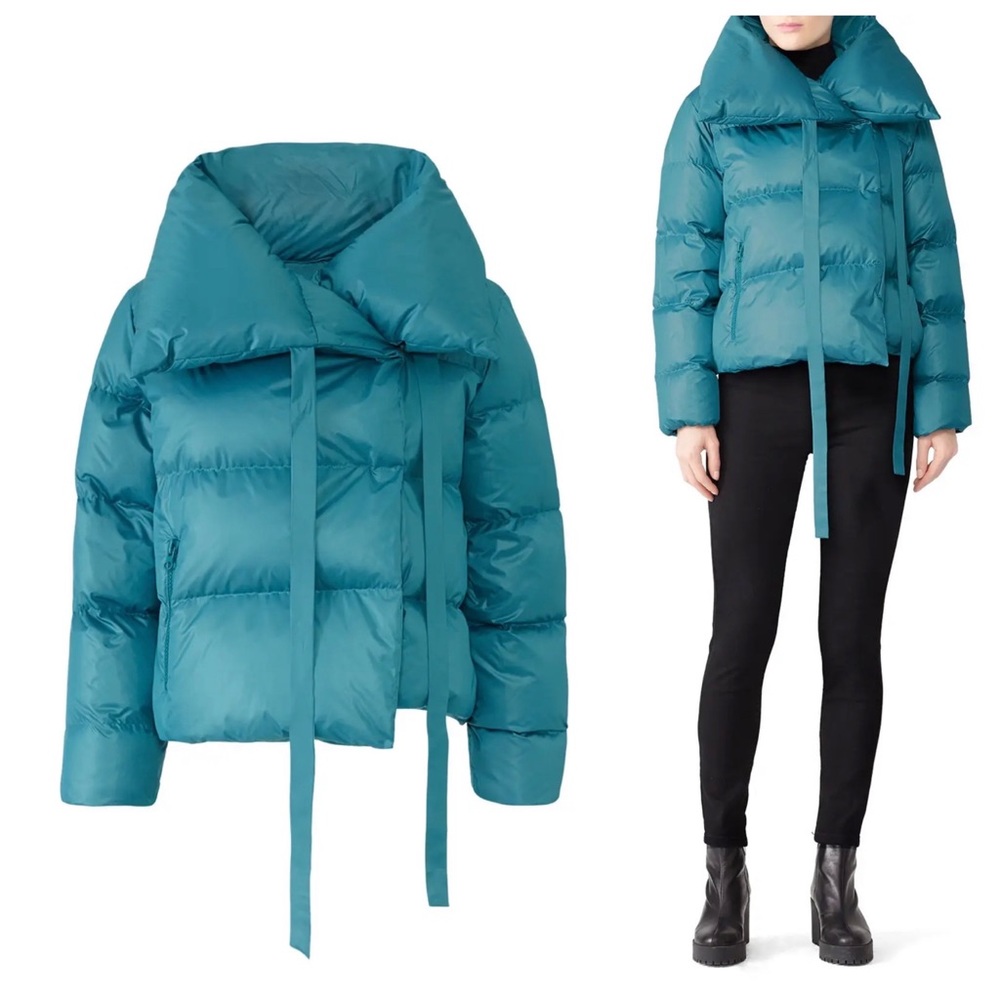 Bacon Blue Puffa Puffer Down Jacket Small